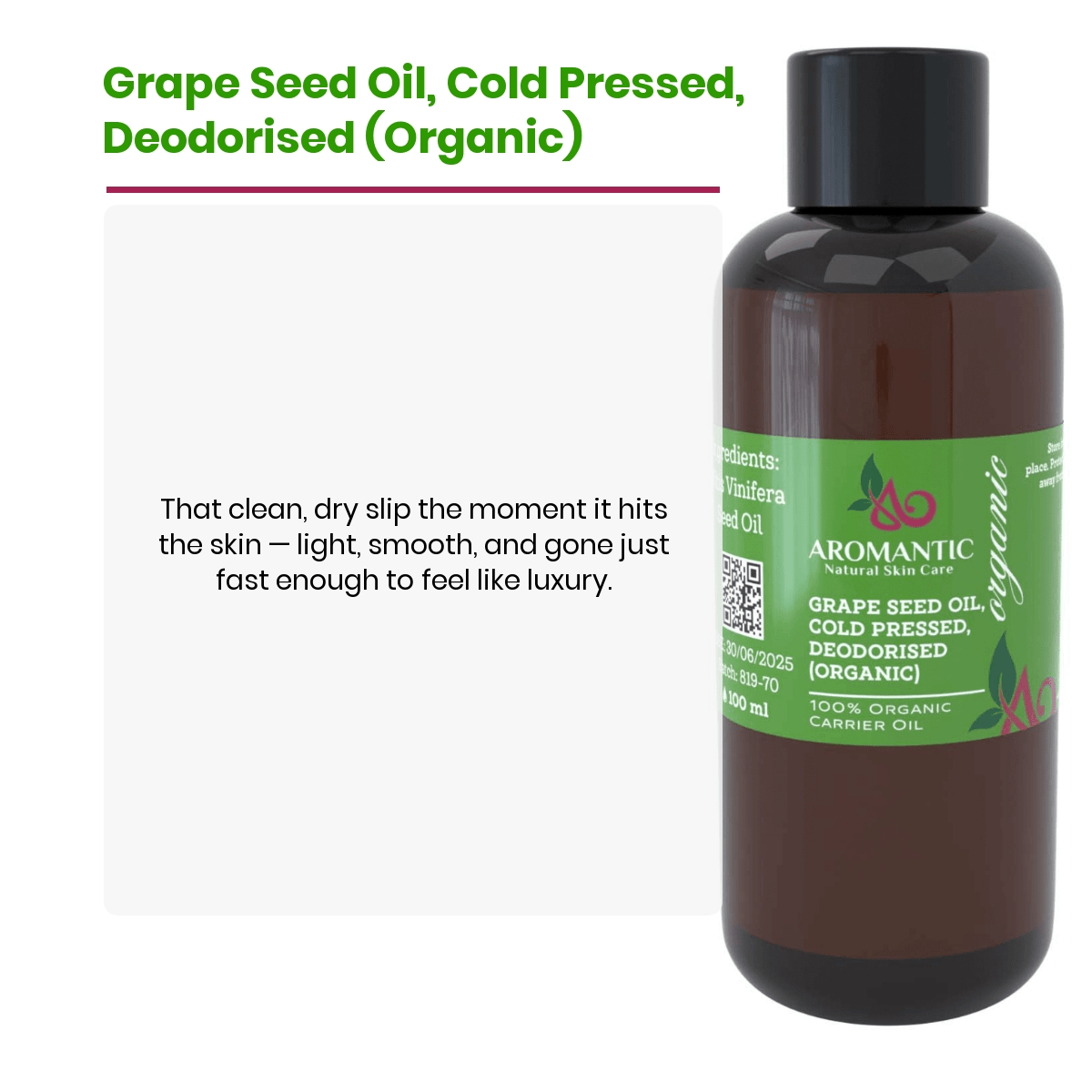 Organic Grapeseed Oil