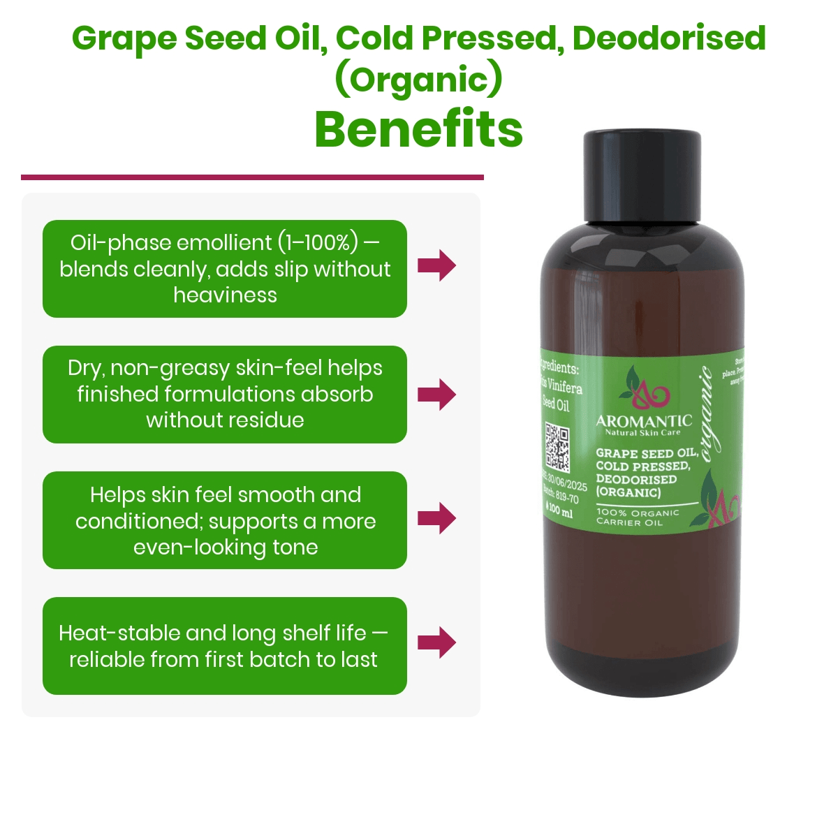 Organic Grapeseed Oil