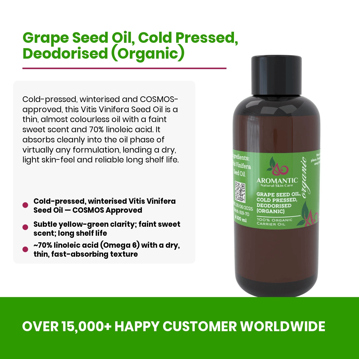 Organic Grapeseed Oil