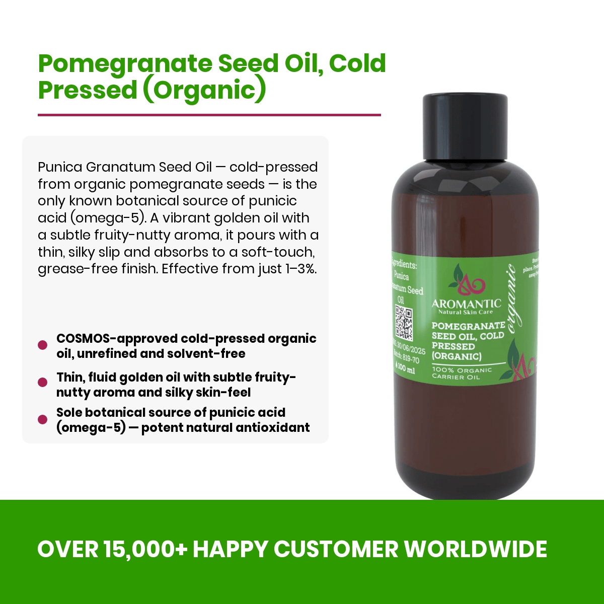 Organic Pomegranate Seed Oil