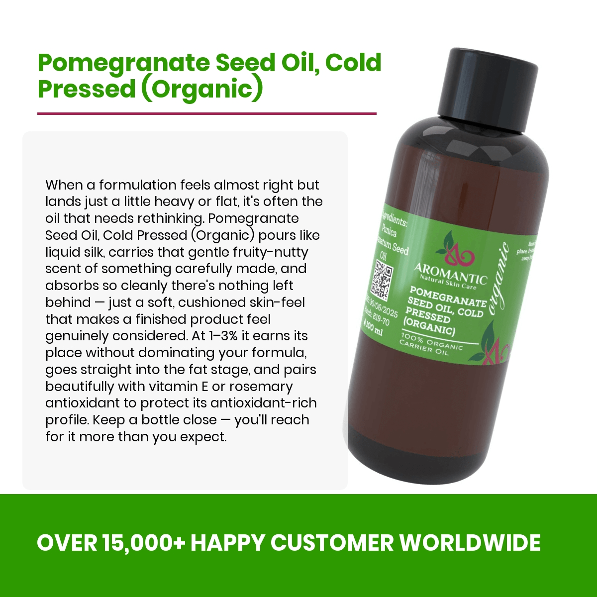 Organic Pomegranate Seed Oil