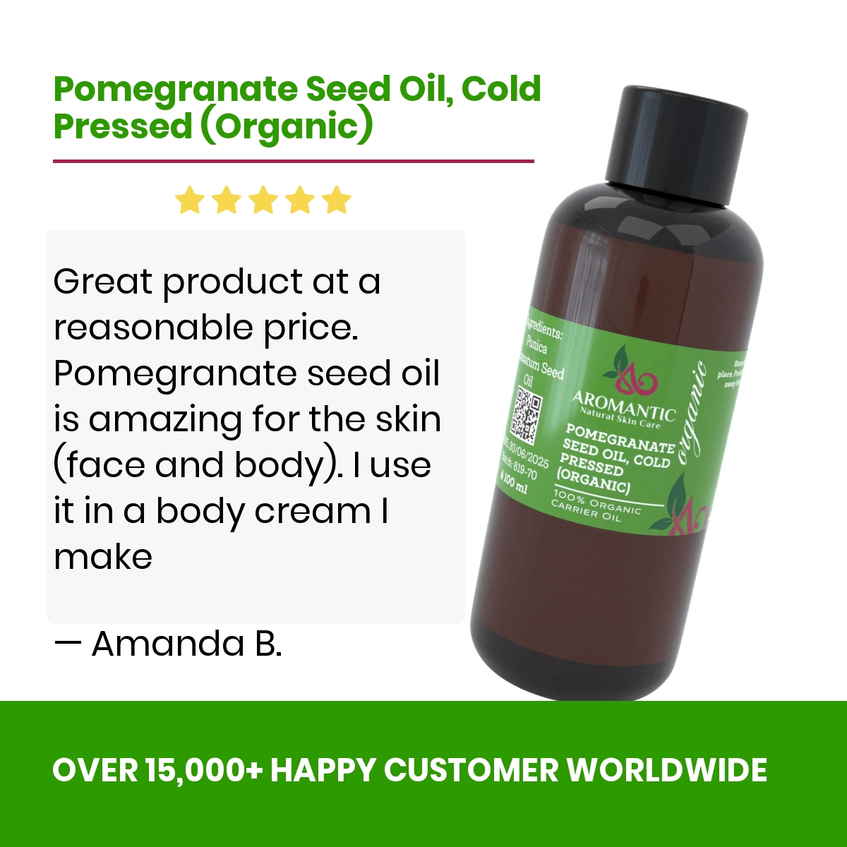 Organic Pomegranate Seed Oil