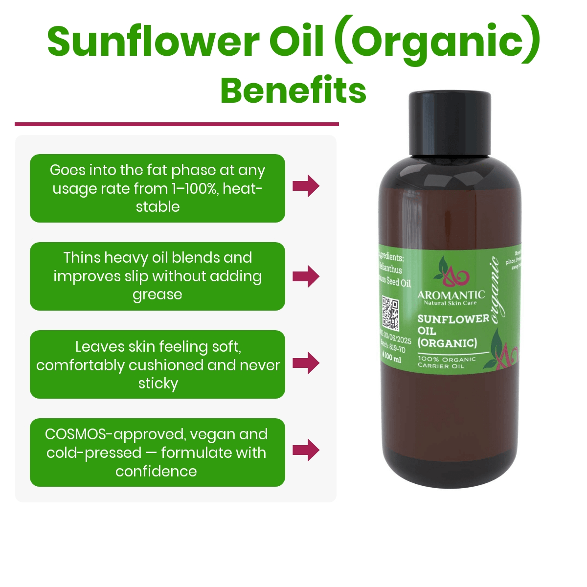 Organic Sunflower Oil Linoleic