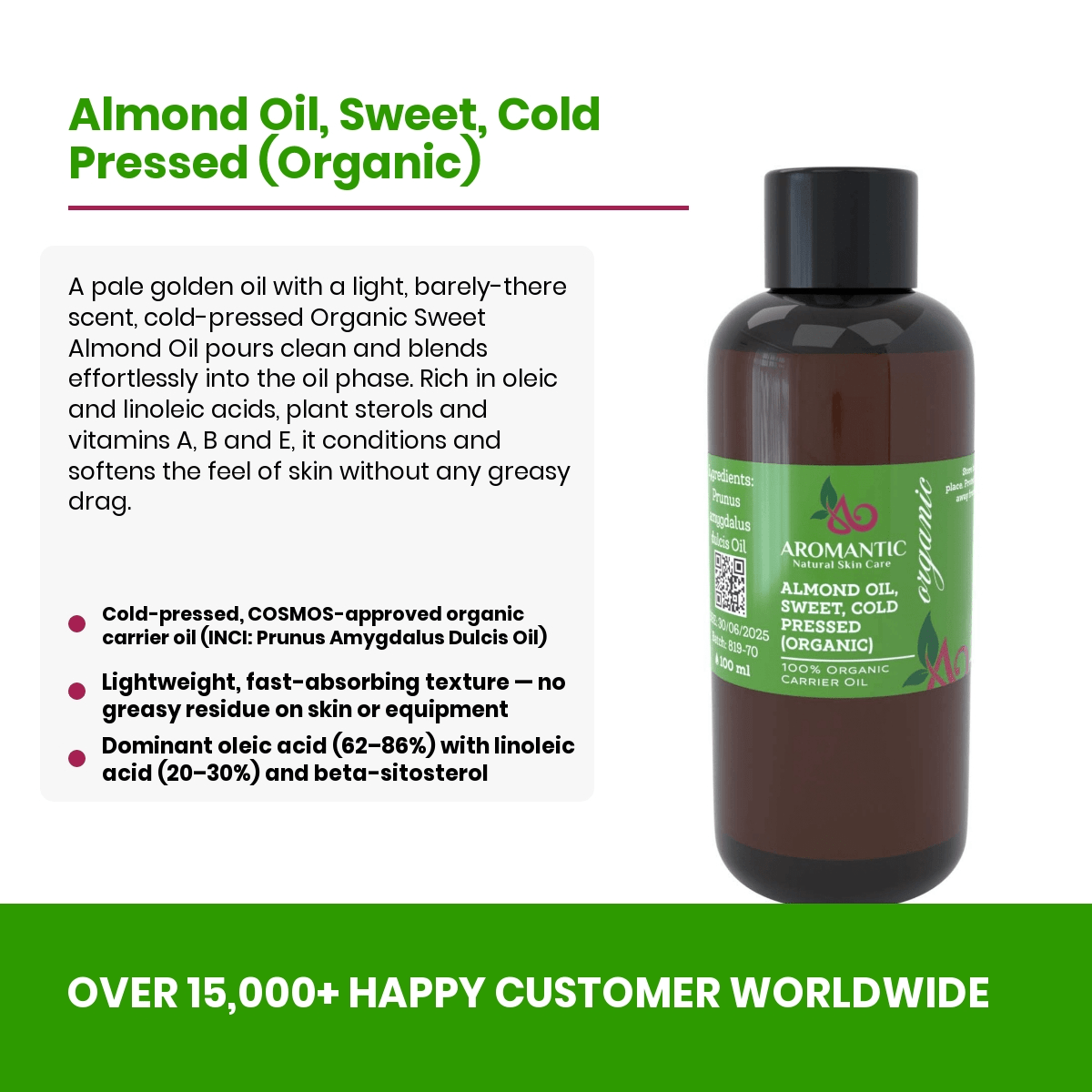 Organic Sweet Almond Oil