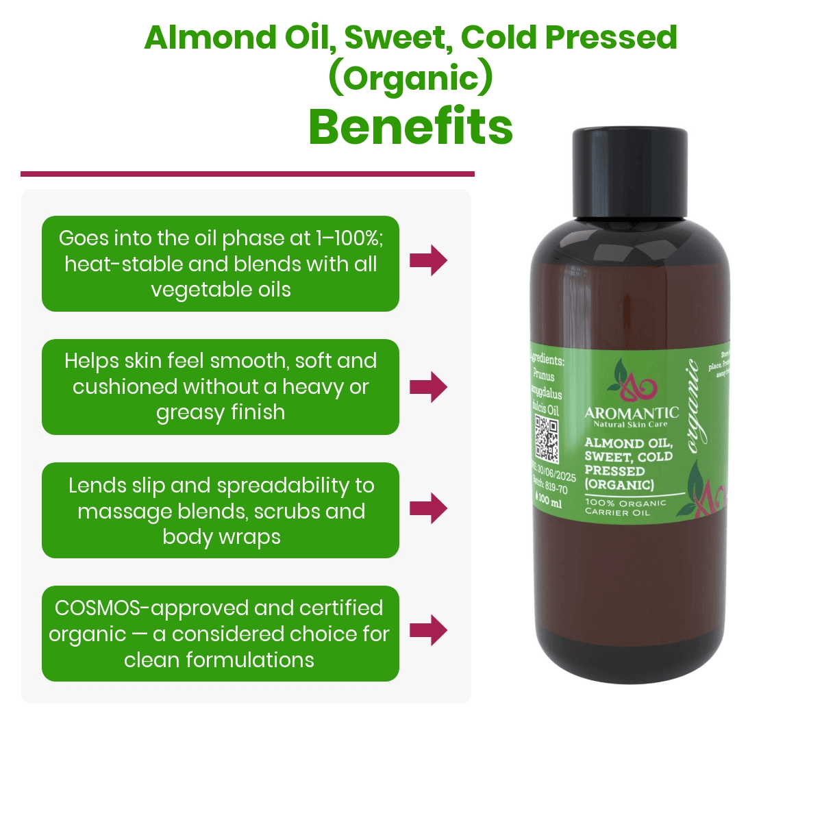 Organic Sweet Almond Oil