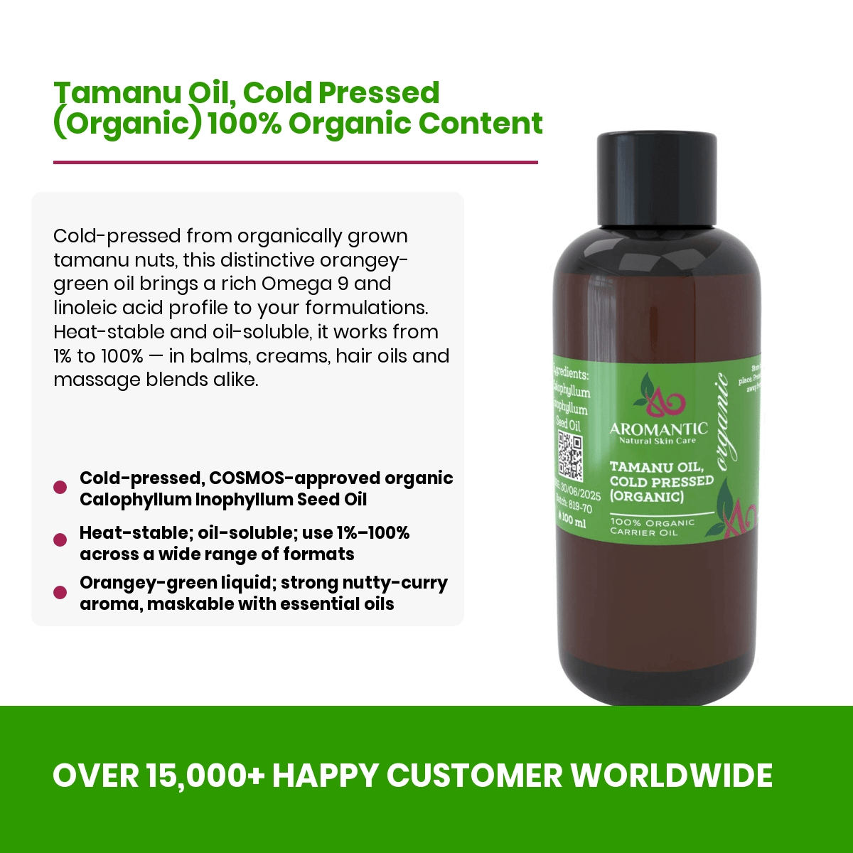 Organic Tamanu Oil