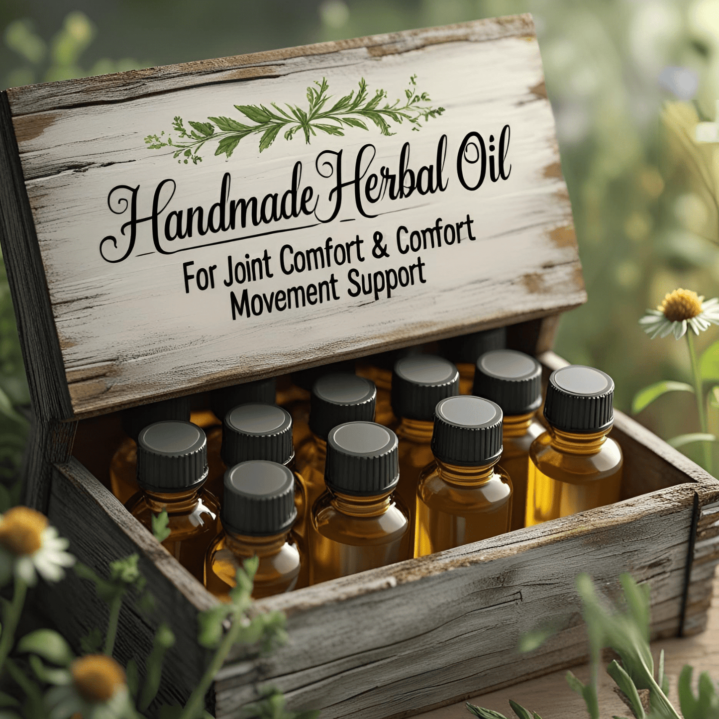 Osteoarthritis Knee Joint Pain Relief Oil – Natural O.S.T. Massage Blend