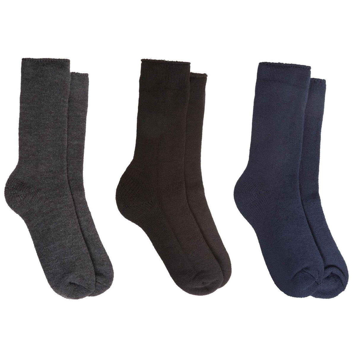 Heatwave Thermalwear Mens Thermal Boot Socks Pack Of 3 UK Sizes 6-11 Heavy Duty Brushed Base Layer Warmth