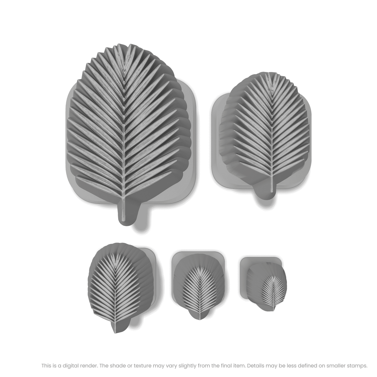 Palm Leaf Stamps - Photo Textured