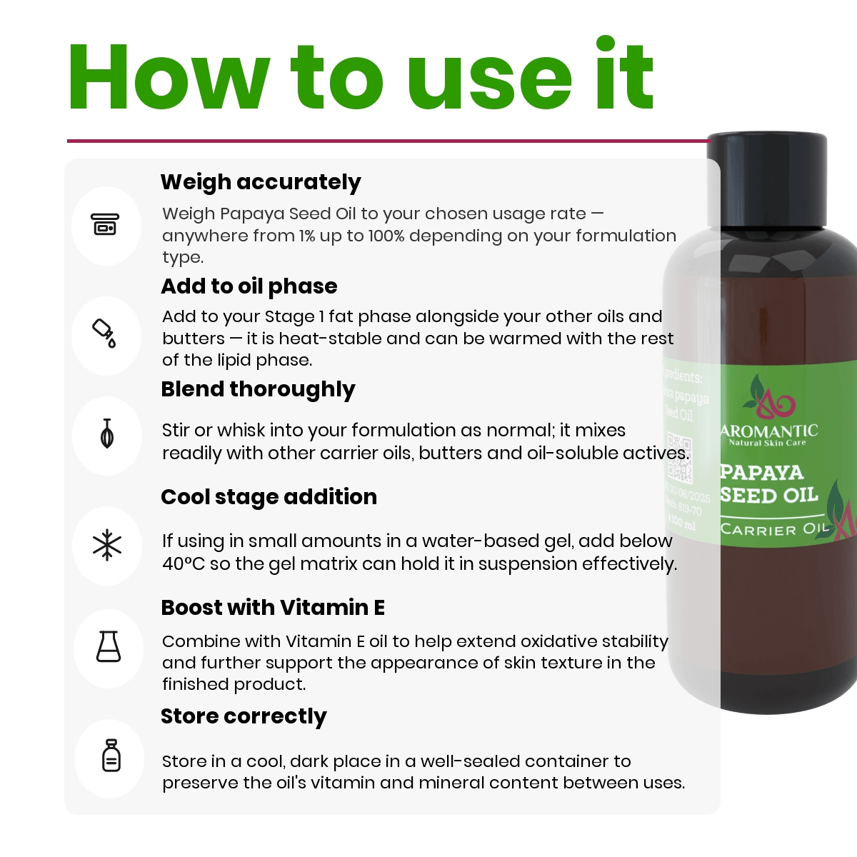 Papaya Seed Oil