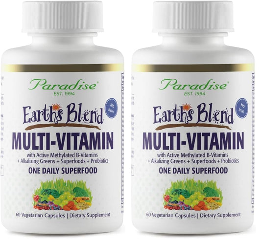 Paradise Herbs Earth's Blend Multivitamin for Men – Pack of 2