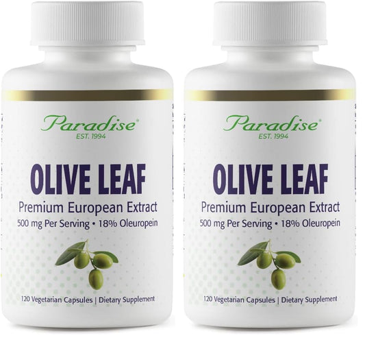Paradise Olive Leaf Extract – Andalusian Olive Trees, 120 Veg Caps (Pack of 2)