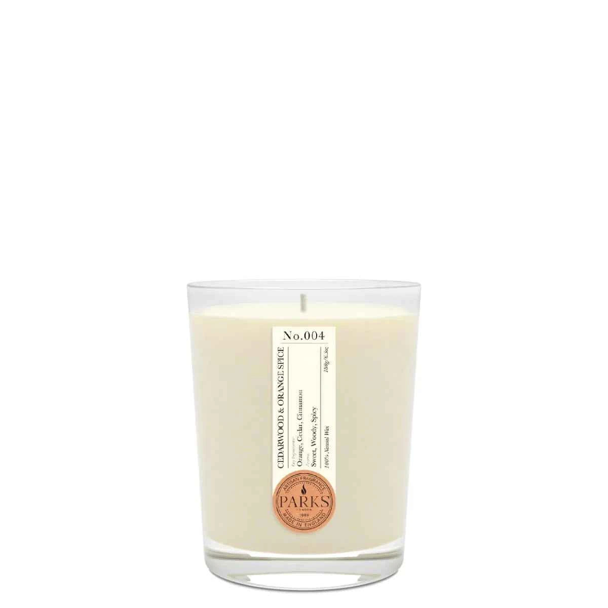 CEDARWOOD & ORANGE SPICE CANDLE 180G