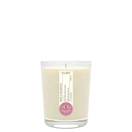 ROSE & PATCHOULI 1 WICK SCENTED CANDLE 180G