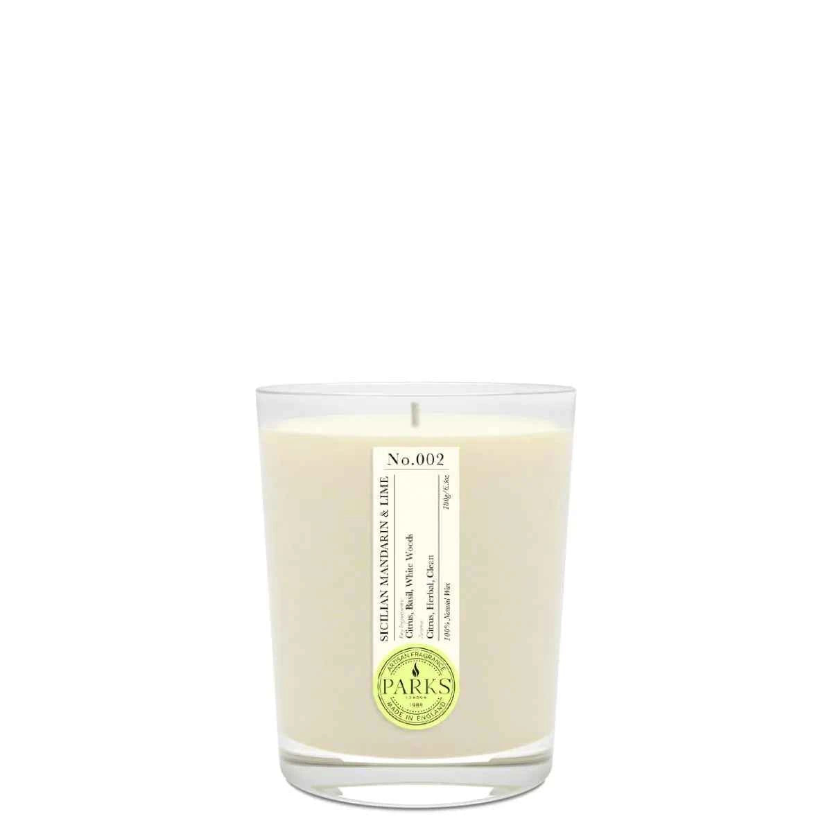 SICILIAN MANDARIN & LIME CANDLE 180G