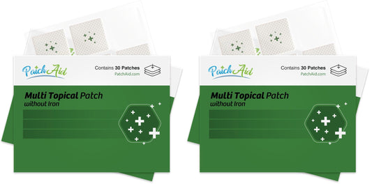 PatchAid Multi Plus Topical Patch Without Iron – 30-Day Supply (Pack of 2)