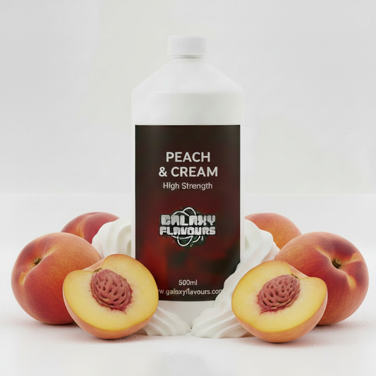 Peaches and Cream Food Flavouring - Professional High Strength - 500ml