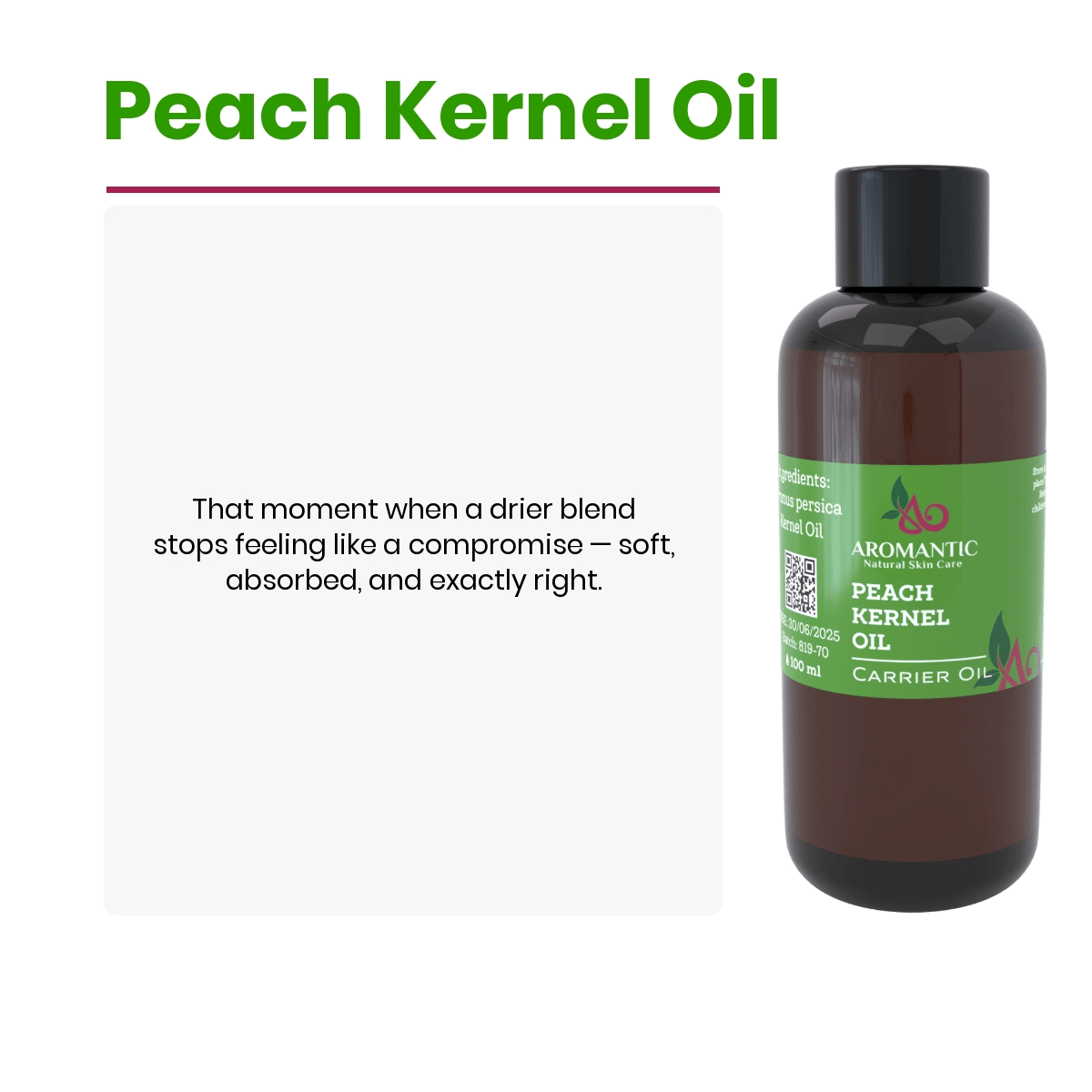 Peach Kernel Oil