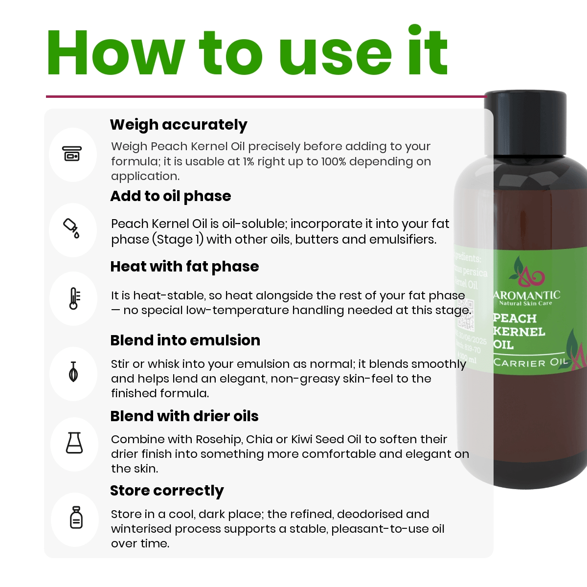 Peach Kernel Oil