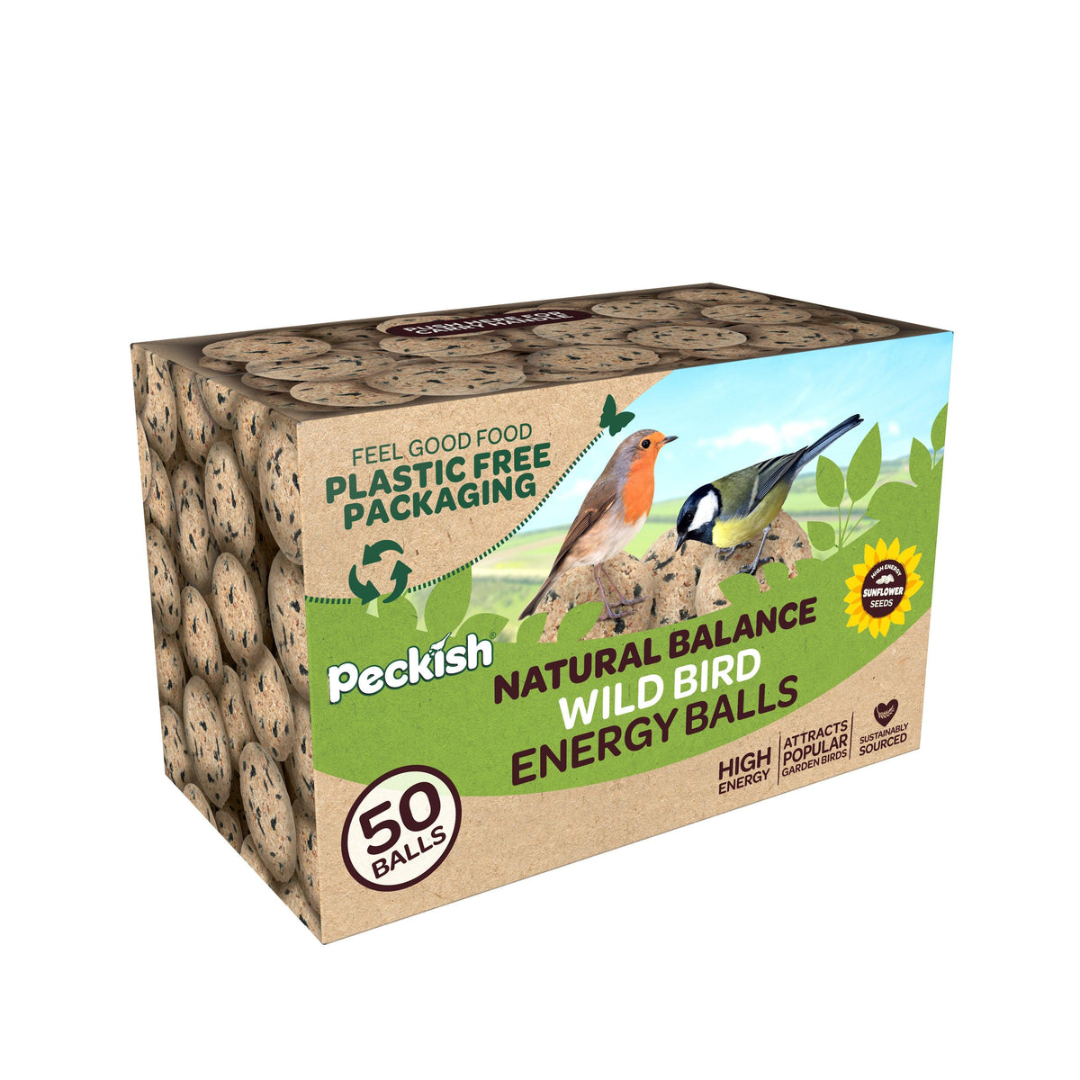 Peckish Nat Bal Energy Balls 50 Box 4kg