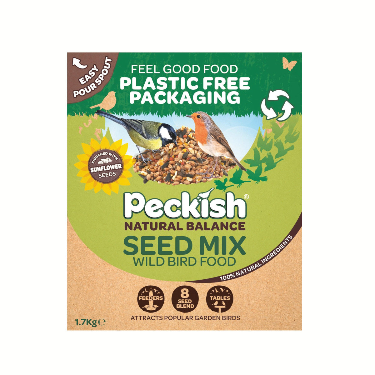 Peckish Natural Balance Seed Mix Box - Case of 6