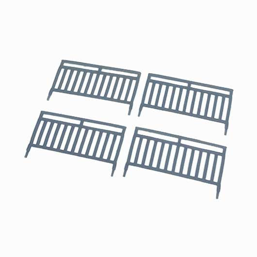 OO Scale Ready to Paint Pedestrian Railing - Wide