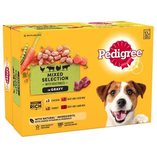 Pedigree Pch Real Meals Gravy 12x100g