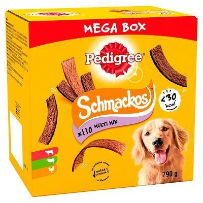 Pedigree Schmackos Meat Mega Pack 112 sticks - Case of 110