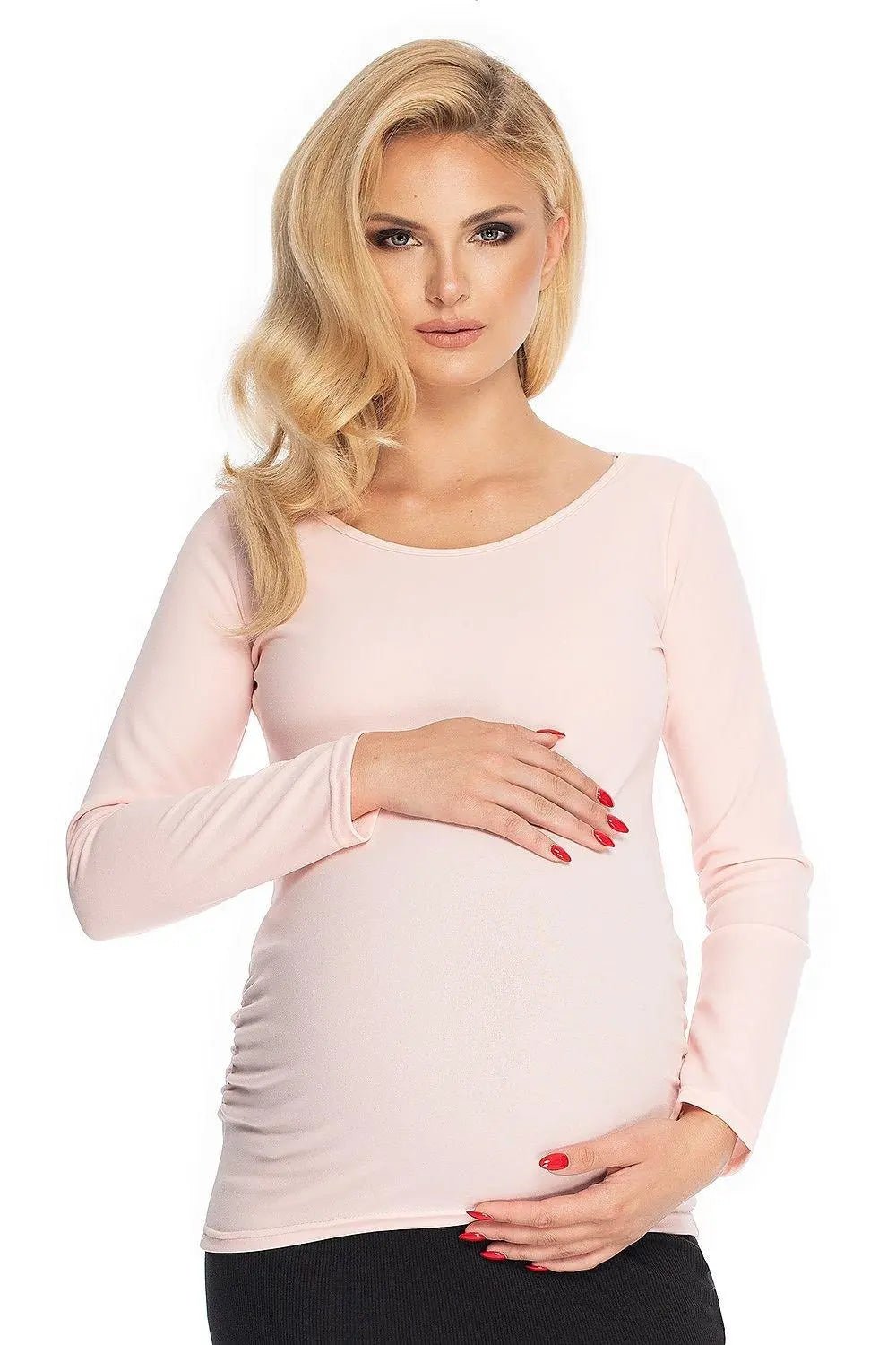 PeeKaBoo classic cut maternity blouse