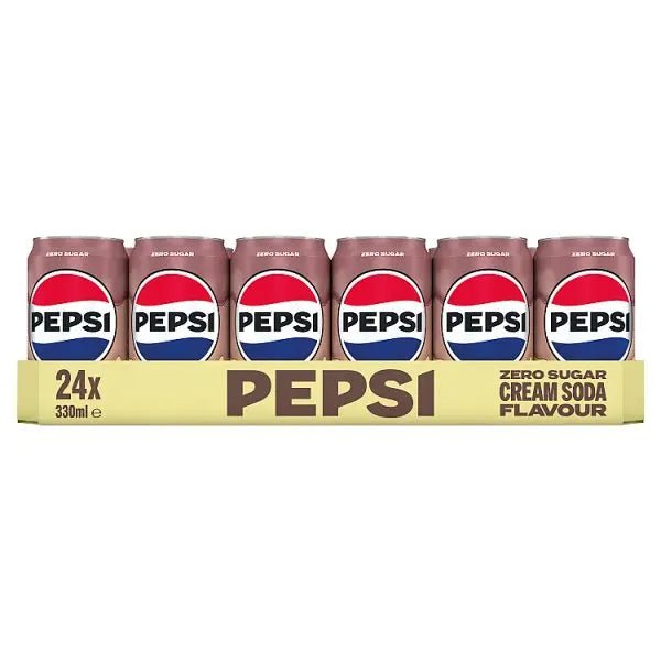 Pepsi Treats Cream Soda Flavour Cans 24 x 330ml (Case of 24)