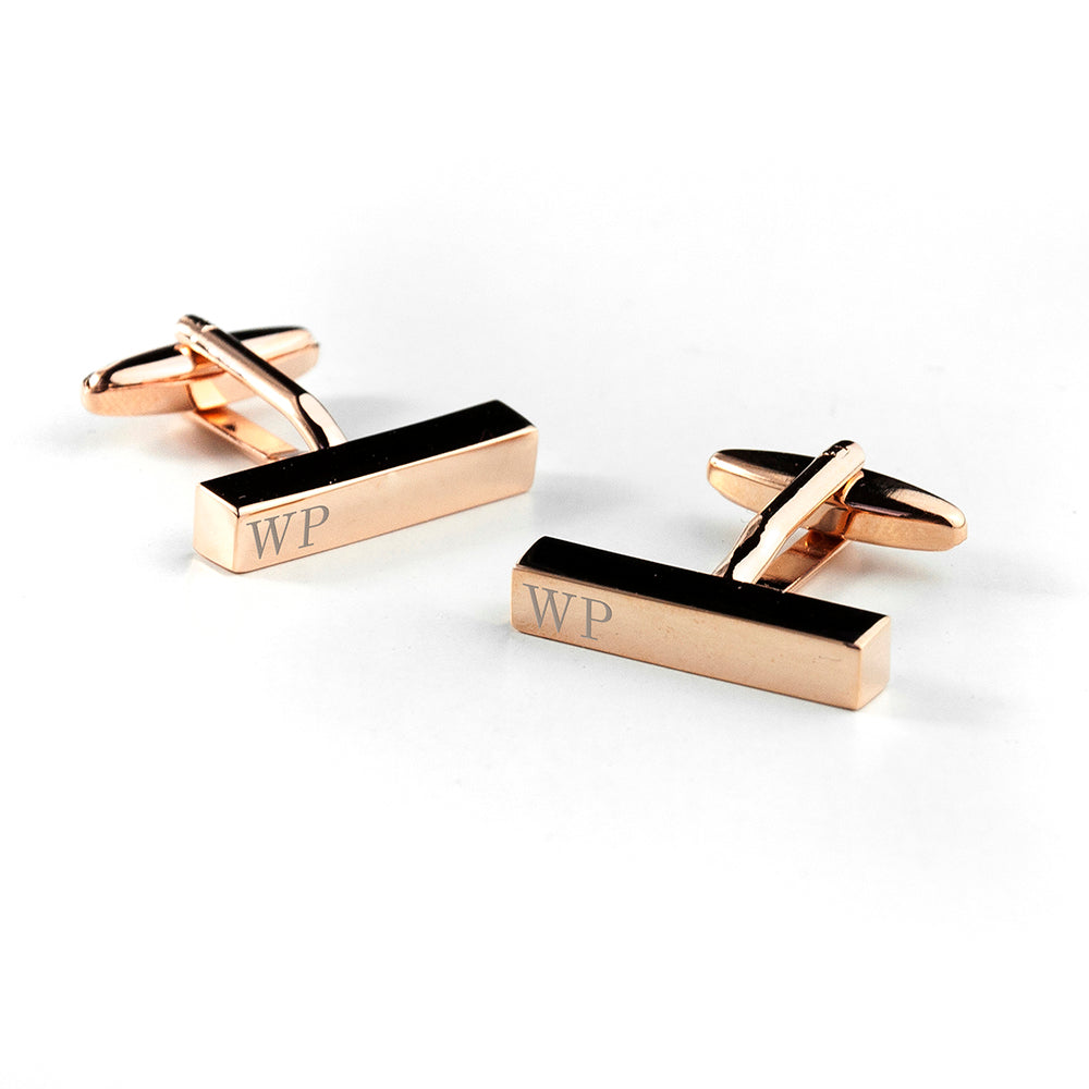 Personalised Bar Cufflinks