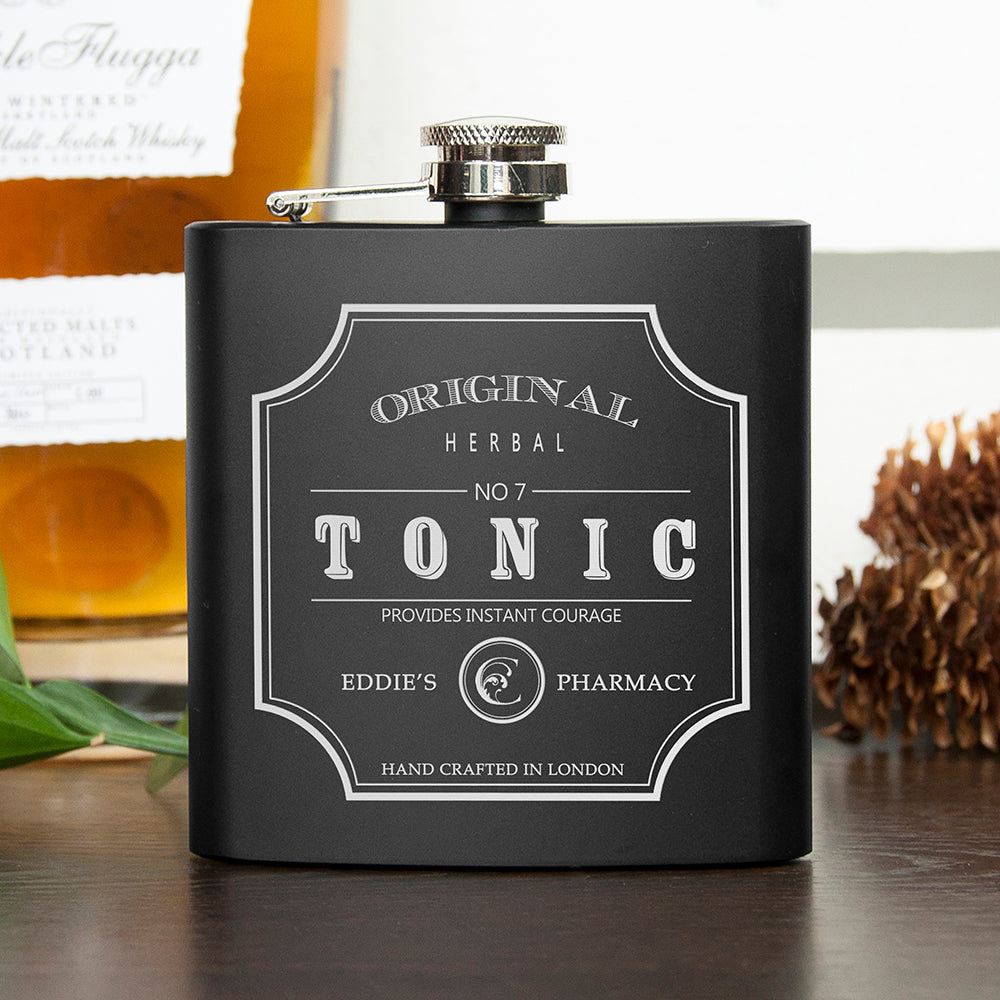 Personalised Vintage Tonic Hip Flask