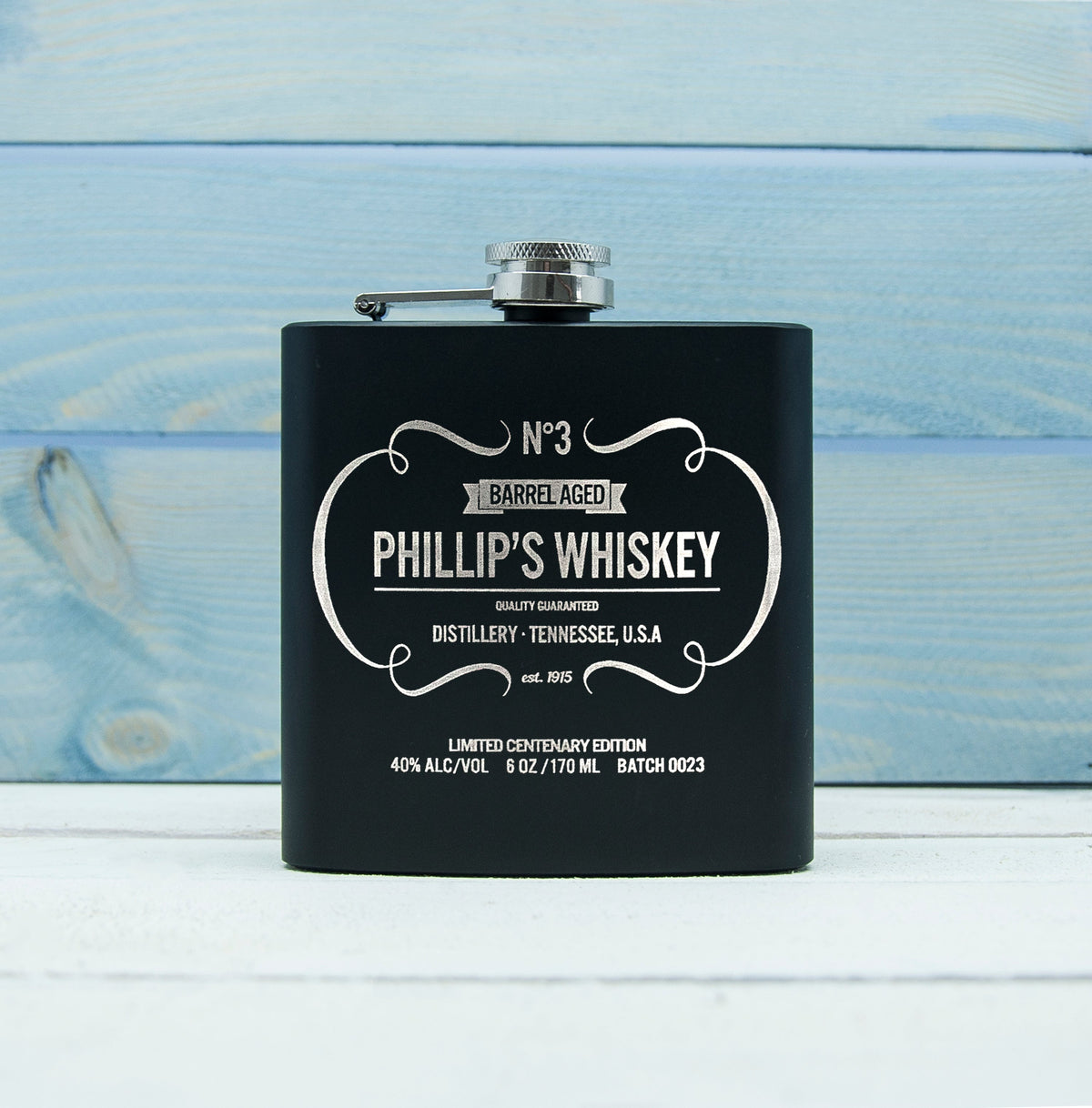 Personalised Vintage Whiskey Hip Flask