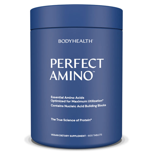 BodyHealth PerfectAmino | Essential Amino Acids with BCAAs for Muscle Recovery & Strength (600 ct)
