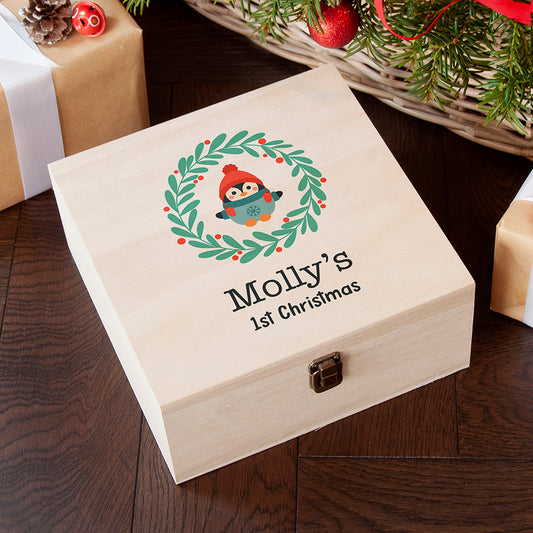 Personalised Personalised Baby's First Christmas Eve Box