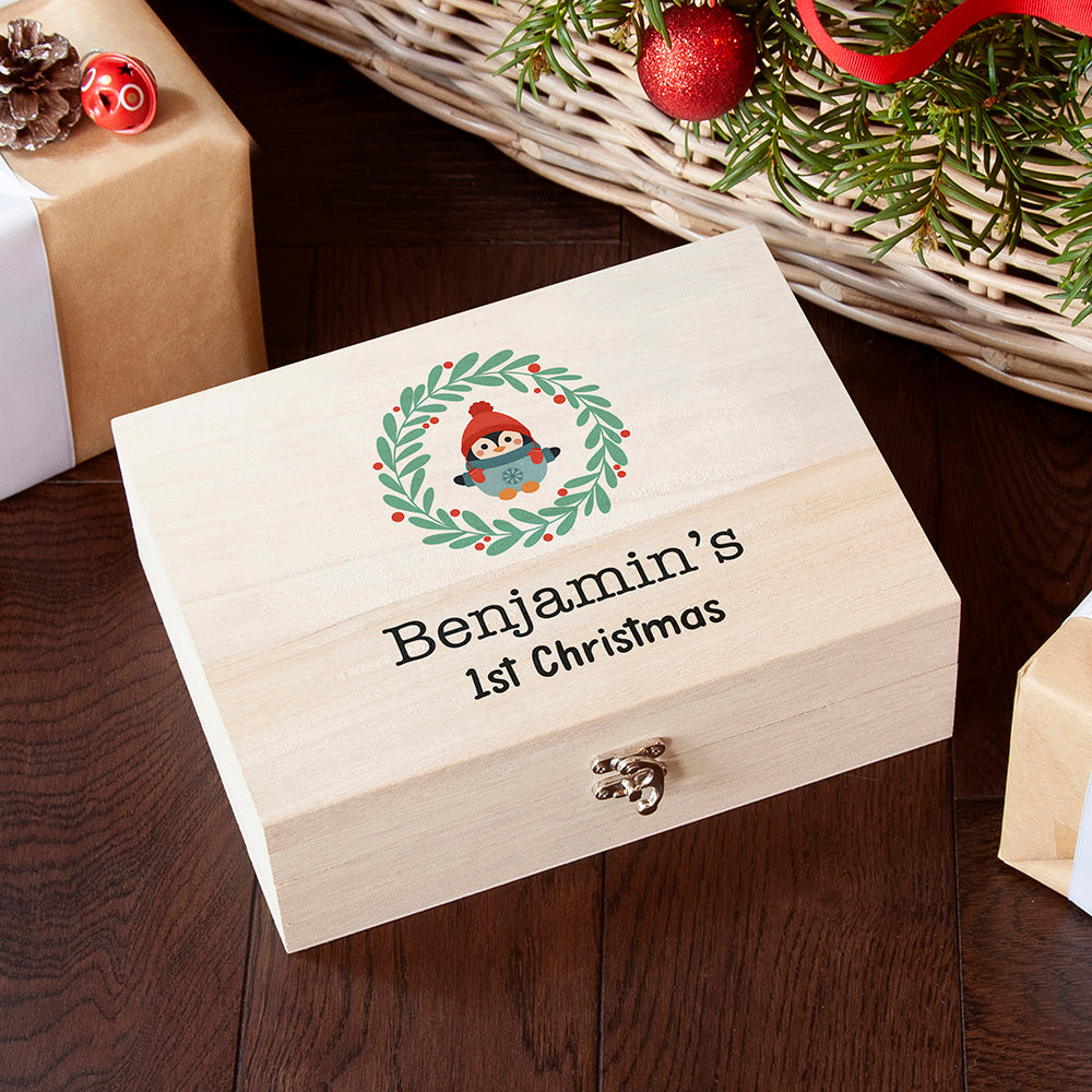 Personalised Personalised Baby's First Christmas Eve Box
