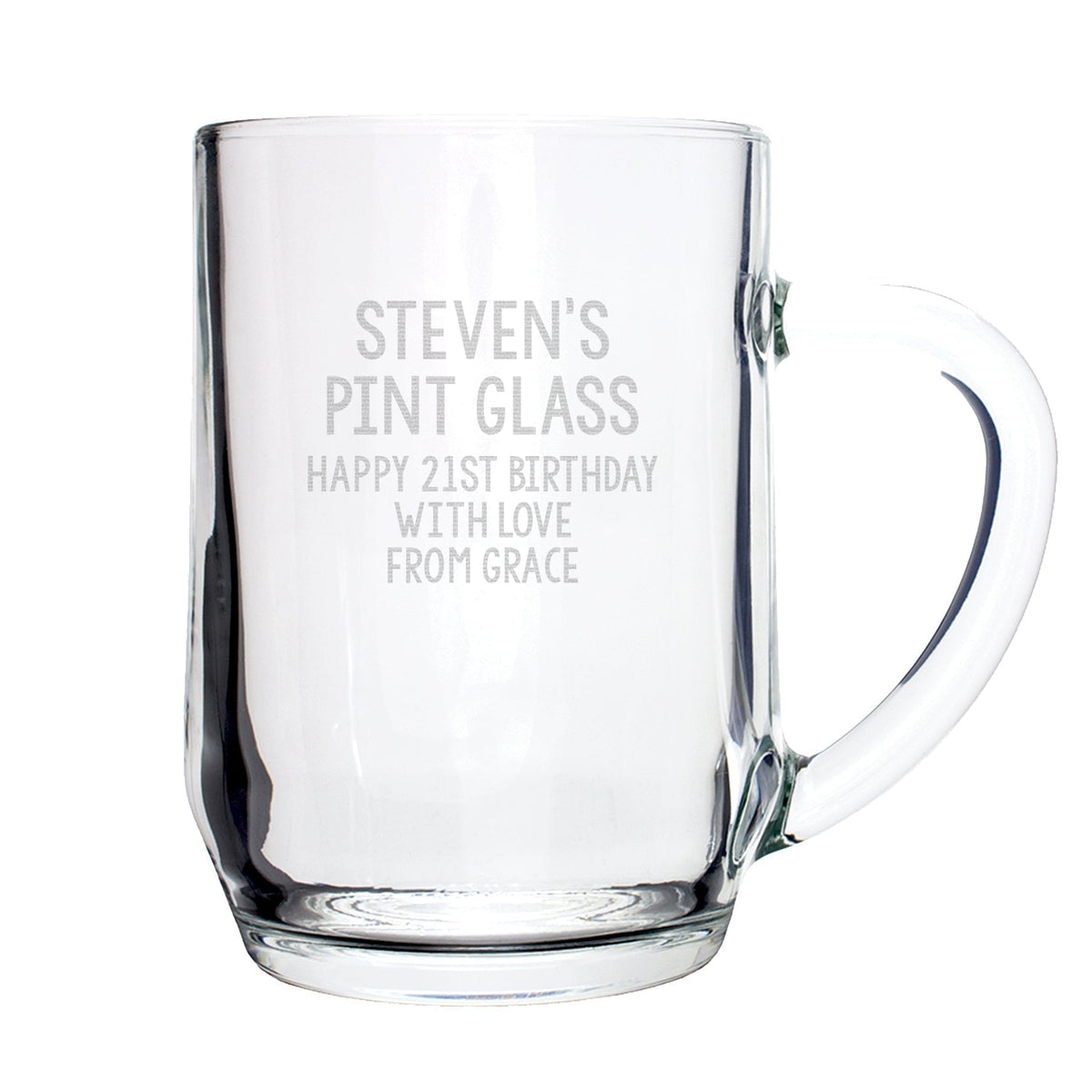 Personalised Free Text Tankard