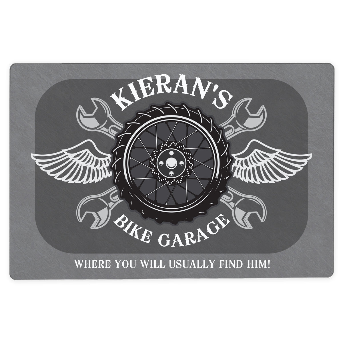 Personalised Garage Metal Sign