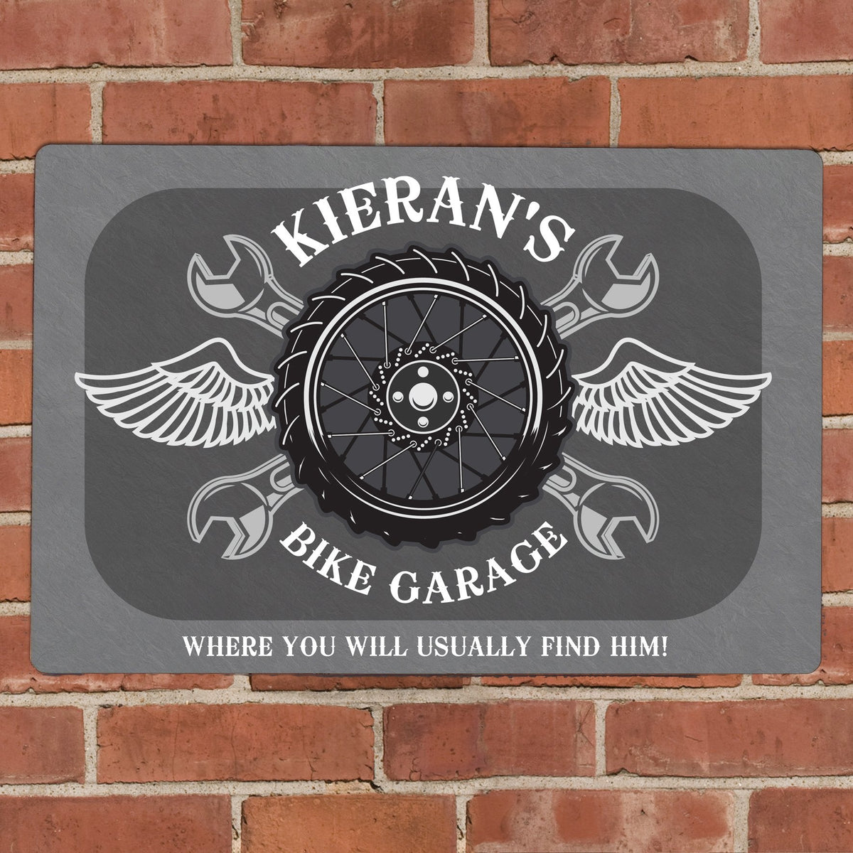 Personalised Garage Metal Sign