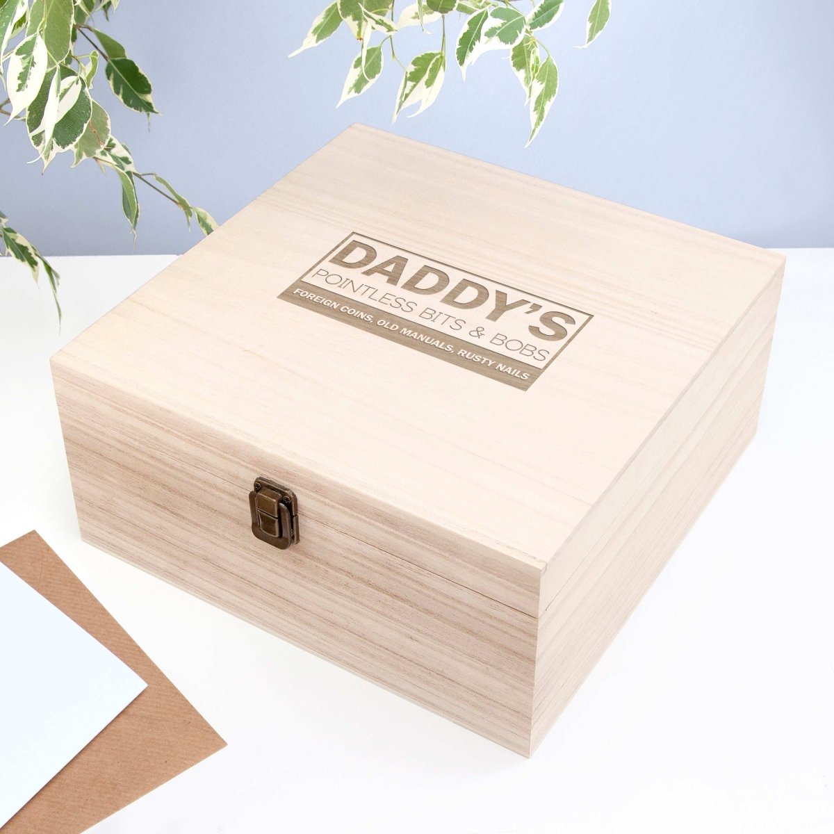 Personalised His Pointless Bits & Bobs Box