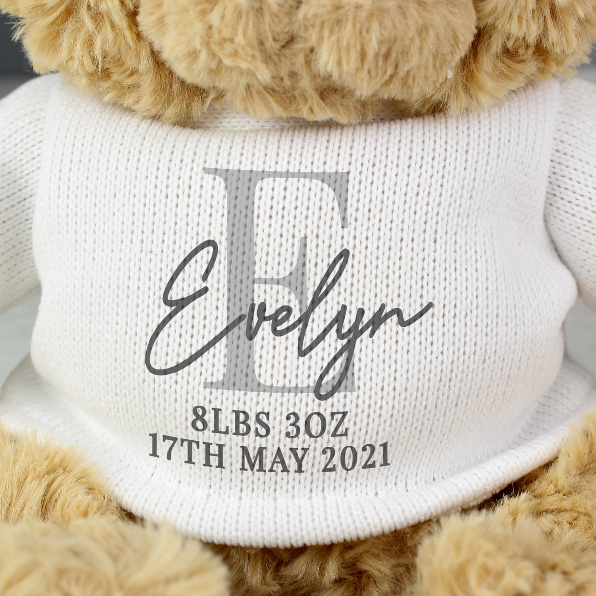 Personalised Initialteddy Bear