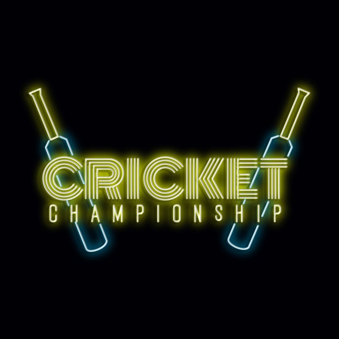 Personalised LED Neon Sign CRICKET 1