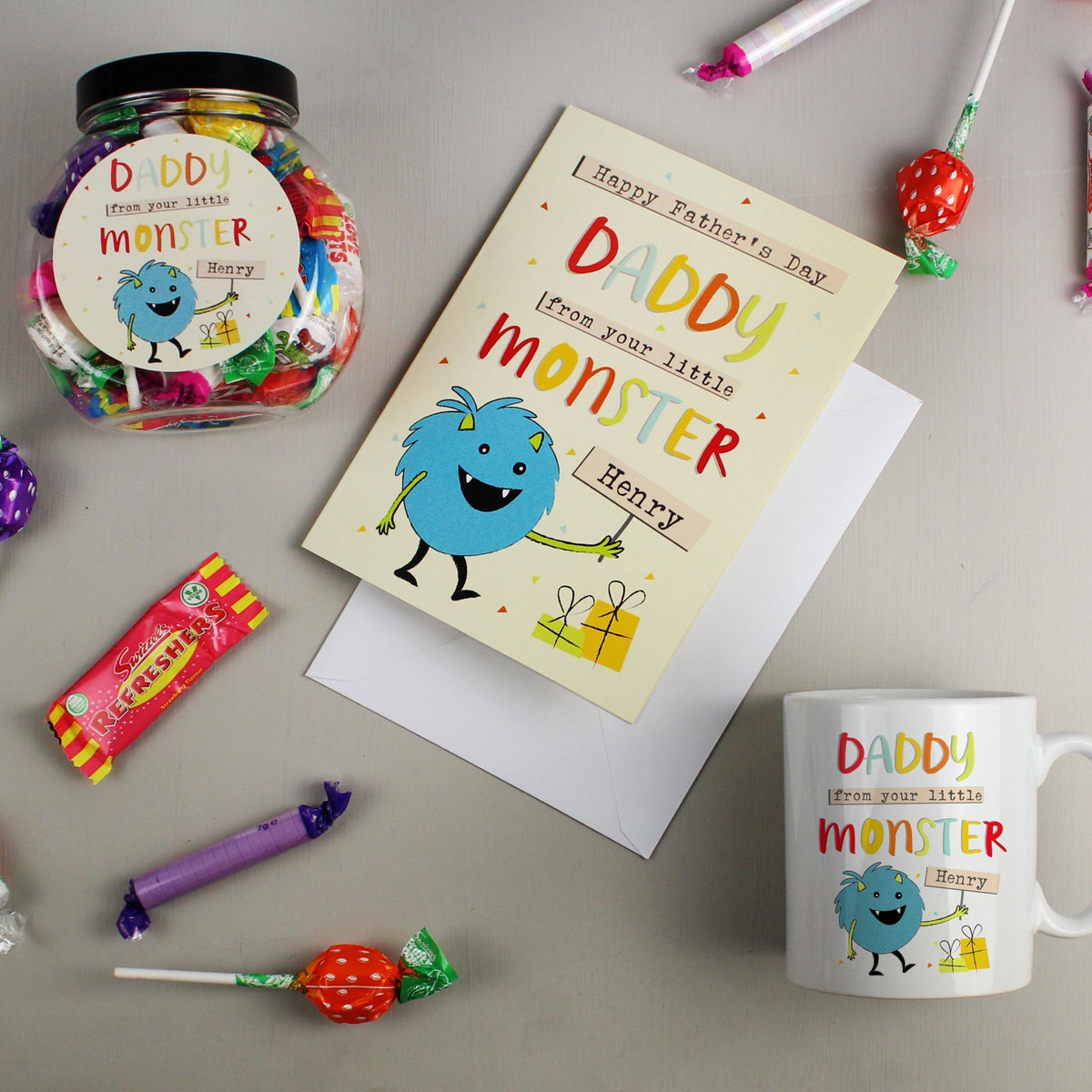 Personalised Little Monster Mug