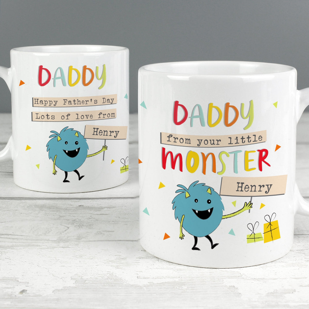 Personalised Little Monster Mug