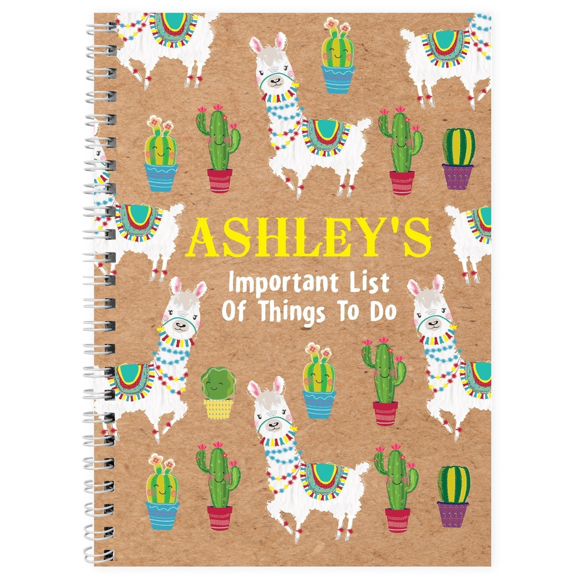 Personalised Llama A5 Notebook