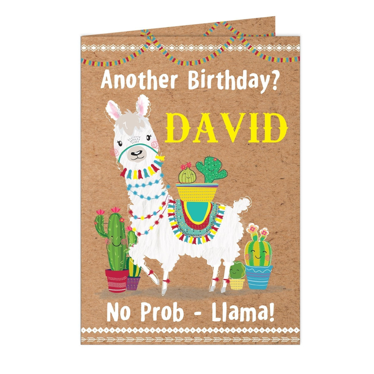 Personalised Llama Card