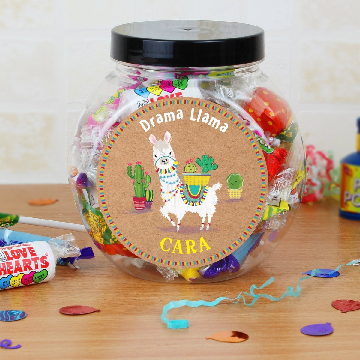 Personalised Llama Sweet Jar