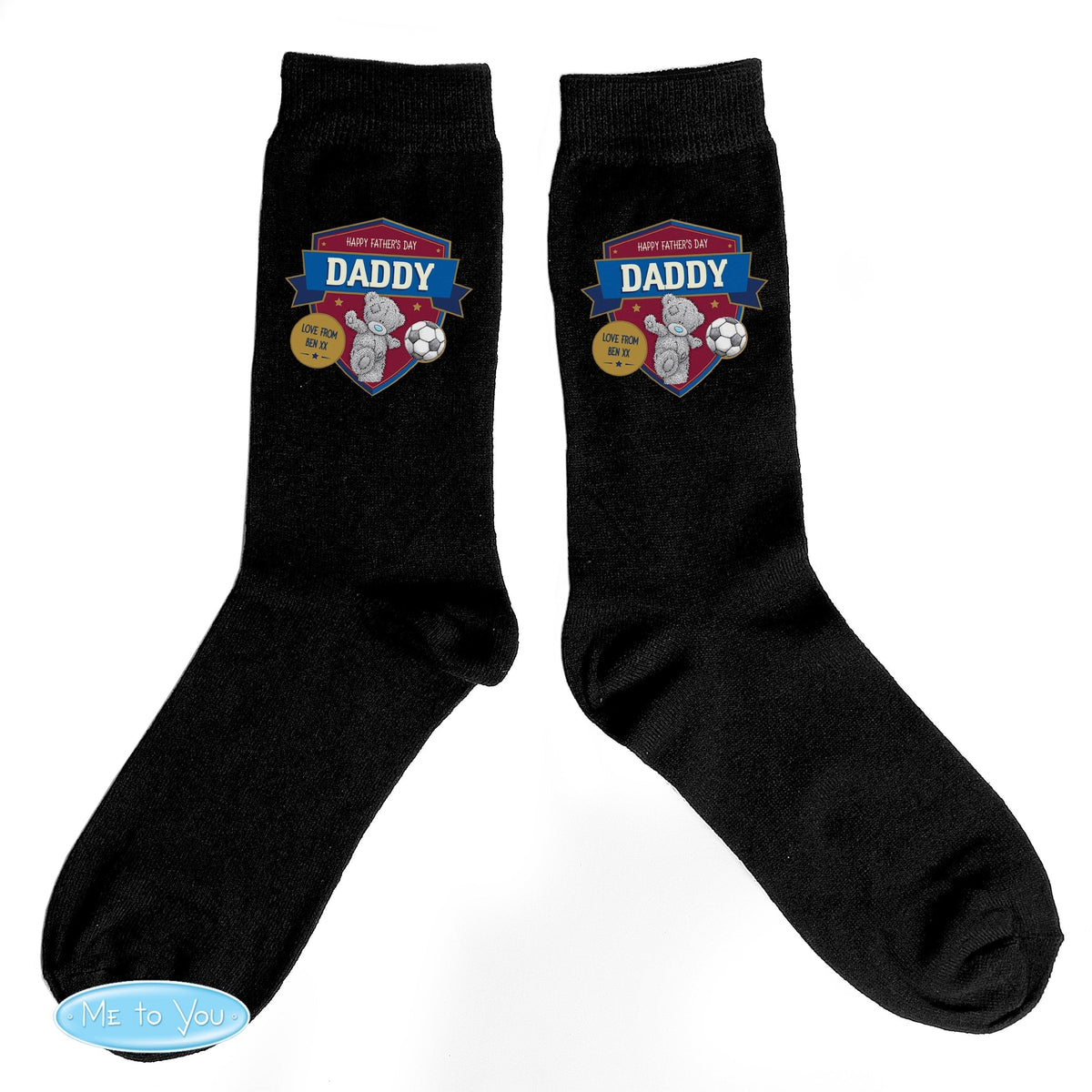 Personalised Me To You Football Men's Socks