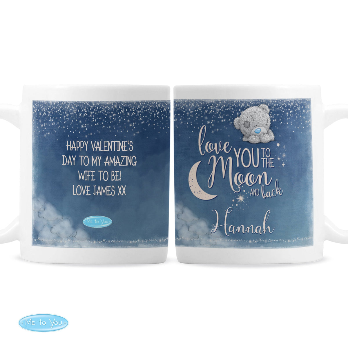 Personalised Me To You 'Love You To The Moon And Back' Mug