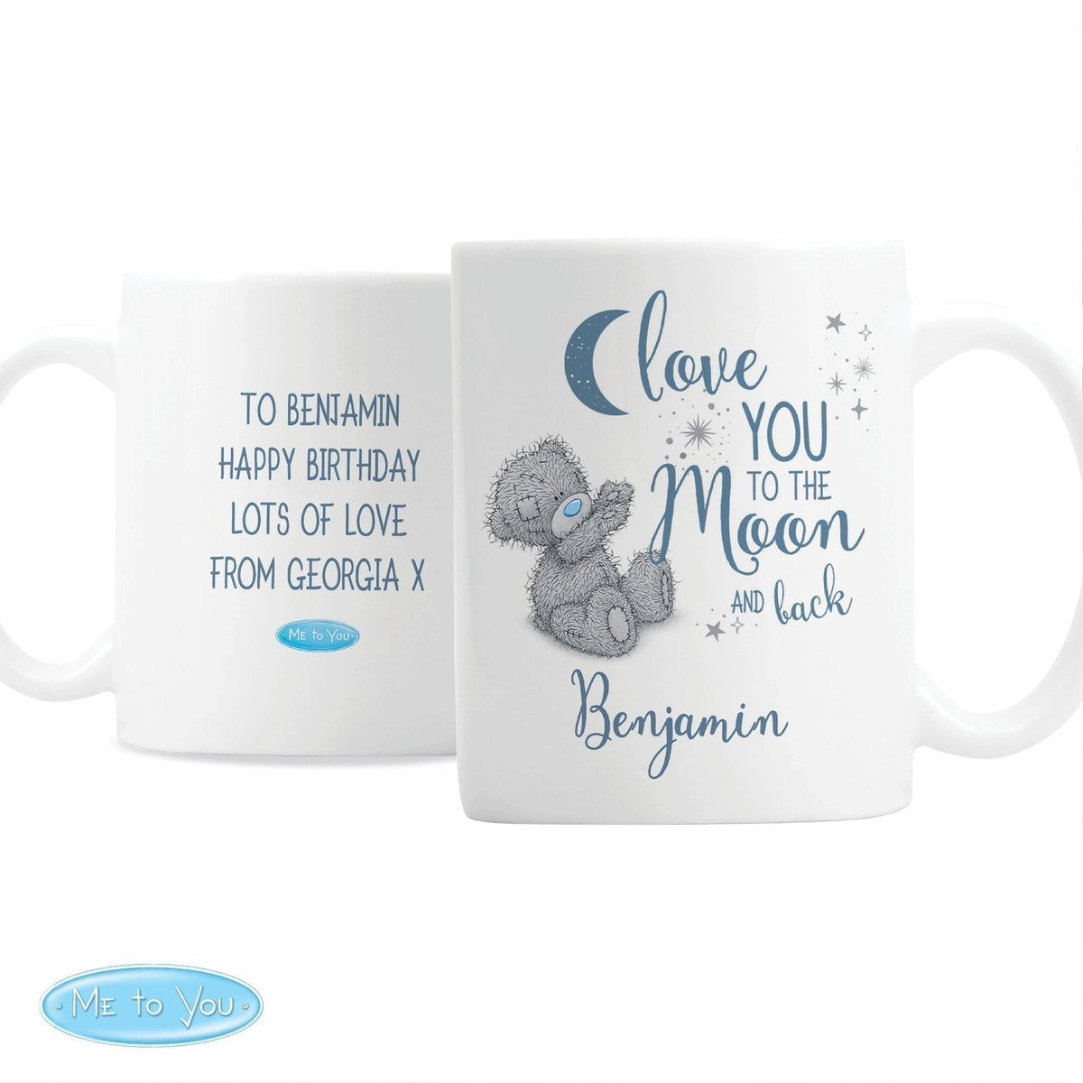 Personalised Me To You 'Love You To The Moon And Back' Mug